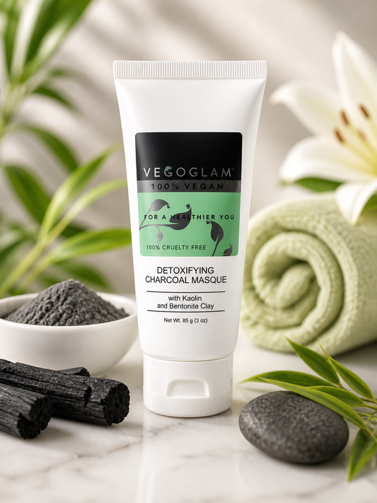 Vegan Detoxifying Charcoal and Bentonite Clay Mask