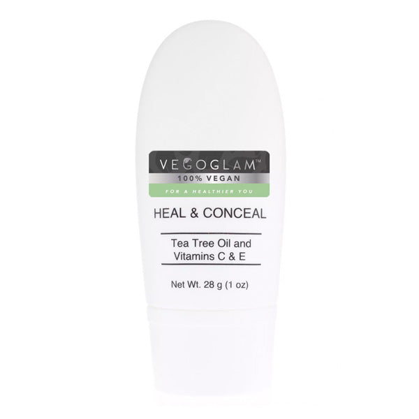Vegan Heal & Conceal - Aloe and Tea Tree Oil Blemish Buster with Vitamins C, E and B complex - VegoGlam (The Vegan Cosmetics Store)