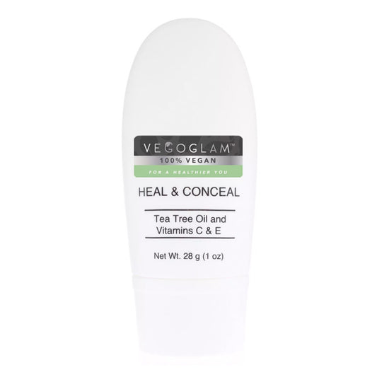 Vegan Heal & Conceal - Aloe and Tea Tree Oil Blemish Buster with Vitamins C, E and B complex - VegoGlam (The Vegan Cosmetics Store)